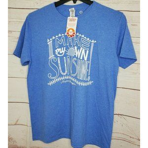 I Make My Own Sunshine Blue Gildan Soft Style Large Cotton Blend T Shirt